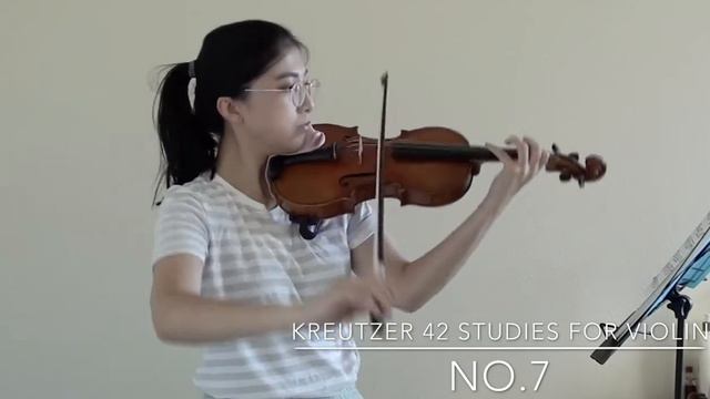 Kreutzer 42 StudiesEtudes For ViolinNo.7克莱采尔42首小提琴练习曲第7课