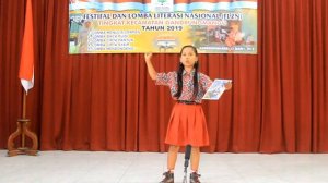 FL2N 2019 Lomba Baca Puisi Susi Kustanti SDN Cinangsi 04