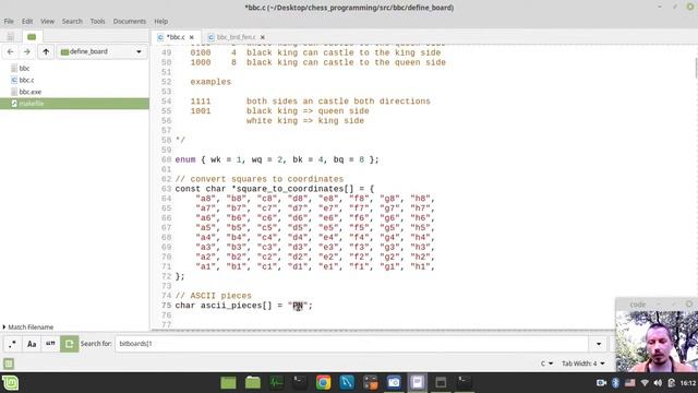 17-Bitboard CHESS ENGINE in C defining BITBOARDS, OCCUPANCIES and helper variables смотреть онлайн
