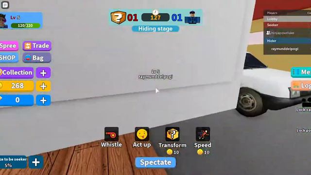 Part 2 Raymund VS luke hide and seek transform смотреть онлайн