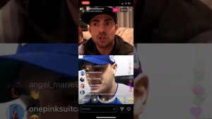 Jonathan Bennett CBBUS2 Instagram Live with Josh Martinez BB19.