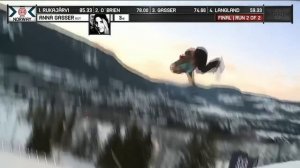 Anna Gasser wins Slopestyle Finals X Games Norway 2017