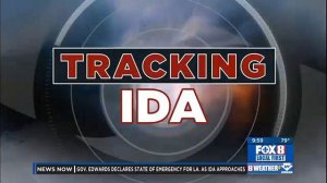 *Tropical Storm Ida* WVUE: Fox 8 News At 10 Open (8/27/2021)