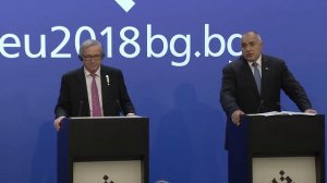 Joint press conference by Boyko Borissov, Bulgarian PM, and Jean-Claude Juncker, President of the E