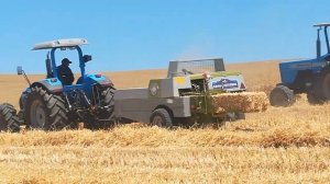 tracteur landini 110 dt presse a paille ke 555 kayhan ertugrul