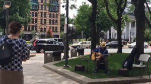 Tony Silva plays Spanish guitar in Springfield