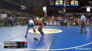 88 Champ. Round 2 - Brandon Short (Oregon) vs. Aaron Howell (Virginia)