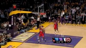 NBA Jordan Farmar steal and dunk