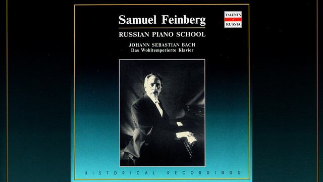 J.S.Bach. The Well-Tempered Clavier Book 1 BWV 846 - 869. Prelude and Fugue No.24 in B minor...