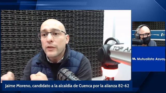 Jaime Moreno, candidato a la alcaldía de Cuenca  por la alianza 82-62 смотреть онлайн