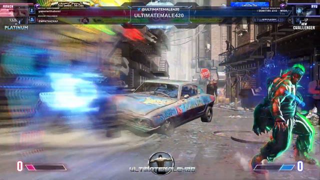 SF6 - Ender Manon vs Ryu ULTIMATEMALE420 - STREET FIGHTER 6 - HIGH RISK RYU -