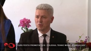 Realitati de Actualitate Curs festiv  Promotia 2018 Colegiu Tehnic  Mihail Sturdza