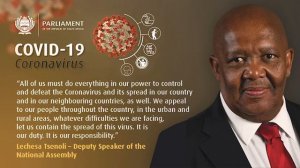 Quotes from Members of Parliament on Covid19 Pandemic 1