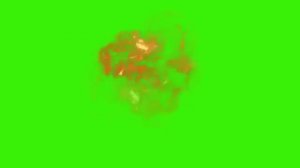 Explosion croma key green screen