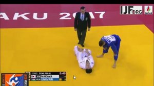 Judo Grand Slam Baku 2017 Semifinal -73kg NAKAYA Riki (JPN) vs. UNGVARI Miklos (HUN)