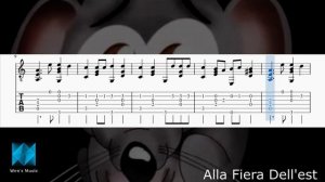 Alla Fiera Dell'est - Angelo Branduardi | Fingerstyle Guitar Tutorial | Tab Sheet