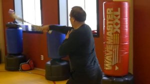 Tom Laroche teaches Destination BC to kickbox