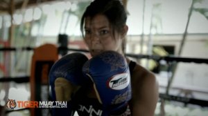 Whitney Miller at Tiger Muay Thai