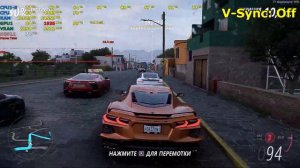 Forza Horizon 5 - Integrated Benchmark - RTX 3080 - V-Sync: Off