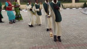 PROCESSION TO MASS FOR THE BLESSING OF THE CATHOLIC CHURCH OF THE EPIPHANY, OLOGOLO, LEKKI.