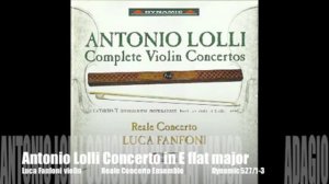 Antonio Lolli Concerto in E flat major -"Attributed to Antonio Lolli"-(Complete) plays Luca Fanfoni