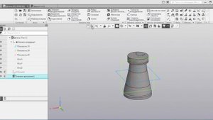 видео урок по созданию 3D модели в программе компас