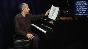 Jean-Michel Pilc PIANO LESSON: True Technique vs "Finger Work" JazzHeaven.com Excerpt