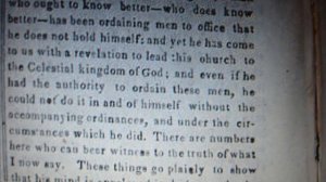 1844 Right of Mormon Succession  News Smith Rigdon