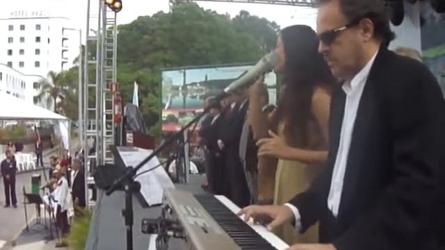 Hino Nacional Brasileiro - MARCUS VIANA e LAIZA MORAES 2 - São Lourenço/MG смотреть онлайн