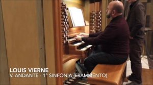 Louis Vierne: Frammenti concerto 18/10/19 (Christian Alejandro Amada, organo)