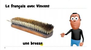 Aprenda el vocabulario francés  # une brosse