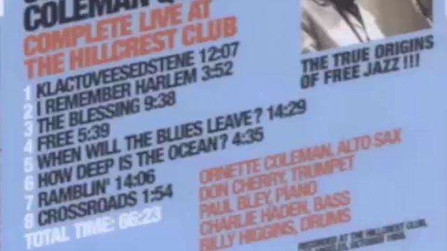 Ornette Coleman Quintet - When will the blues leave смотреть онлайн