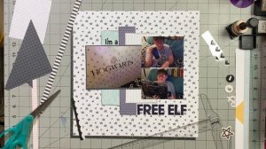 Real Time Scrapbooking Process Video: Free Elf