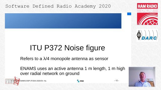 SDRA2020 - 06 - Michael Hartje: Signalprocessing in the man made noise measurement system ENAMS