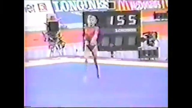 155 2nd USA TC Shannon Miller FX Compulsories   1991 USA World Championships   9 875 смотреть онлайн