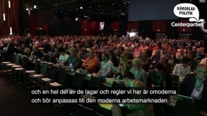 Emil Källström presenterade Stämmoprogrammet "Låt inte Sverige Klyvas"