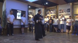 44 - Grandmaster Samuel Kwok performs Chum Kiu at Ip Man Tong