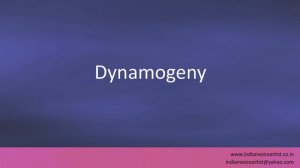 Pronunciation of the word(s) "Dynamogeny".