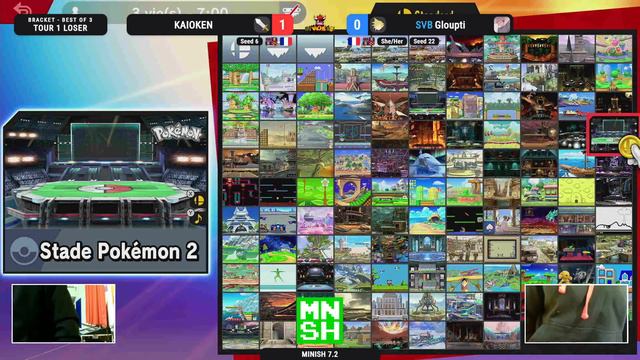 MINISH 7.2 - KAIOKEN (Mii Swordfigther, Samus) vs SVB Gloupti (Cloud) - LR1 смотреть онлайн