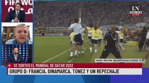 Daniel Bertoni, ex campeón del mundo '78, analiza el sorteo del mundial de cara a Qatar 2022