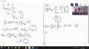 Algèbre Linéaire 1 - Représentations matricielles -  Exercice 75