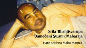 Hare Krishna Maha Mantra - Srila Bhaktisvarupa Damodara Swami Maharaja