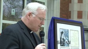 SAUtv: Davis Hall Plaque Blessing - Fr. Conn Irish Blessing