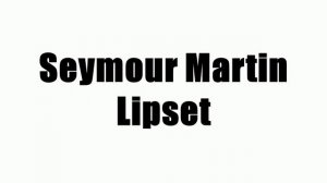 Seymour Martin Lipset