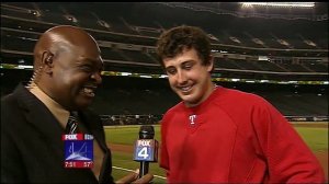 Derek Holland - Harry Caray impression