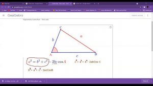 Cosine rule part 1