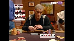 Gus Hansen Hits Quads Against Daniel Negreanu | High Stakes Poker