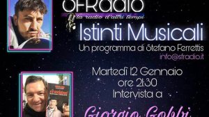 12 01 2021 INTERVISTA A GIORGIO GOBBI Ricciotto su SF RADIO conduce Stefano Ferrettis