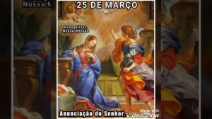 🙏👼SANTO DO DIA 👼🙏 📆 25/03/20 ♥Clique e ouça com- Marcelo Amaral ♥