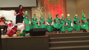 Emma and Landon's Daycare Christmas Program 2014